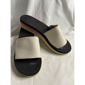 J.CREW Platform Eva Slide Sandals Women’s Size 10 Casual Vacation Travel Pool